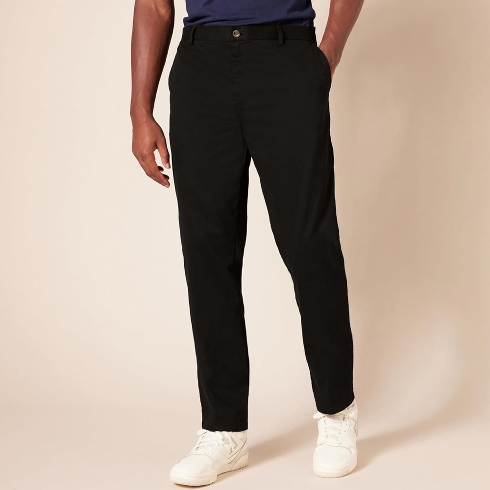 Amazon Essentials 34/29 Men's Slim-Fit Wrinkle-Resistant Flat-Front Chino Pant